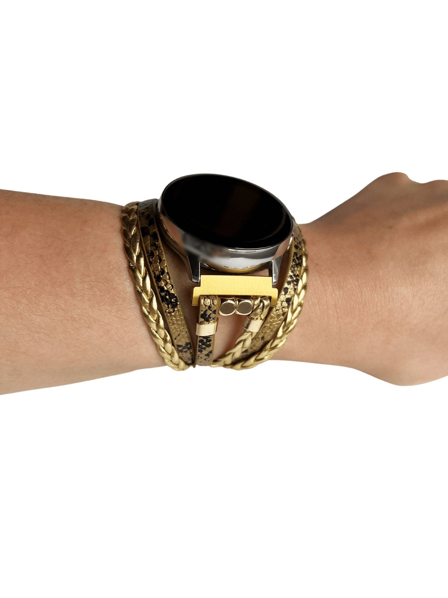 Posh Chic Gold Layered Bracelet Watch Band - Mareevo