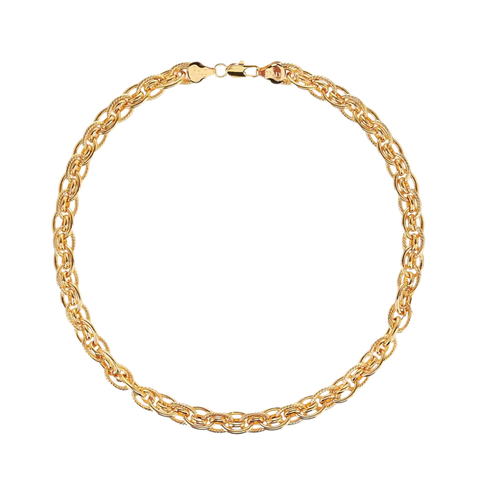 TWISTI Gold Choker Necklace