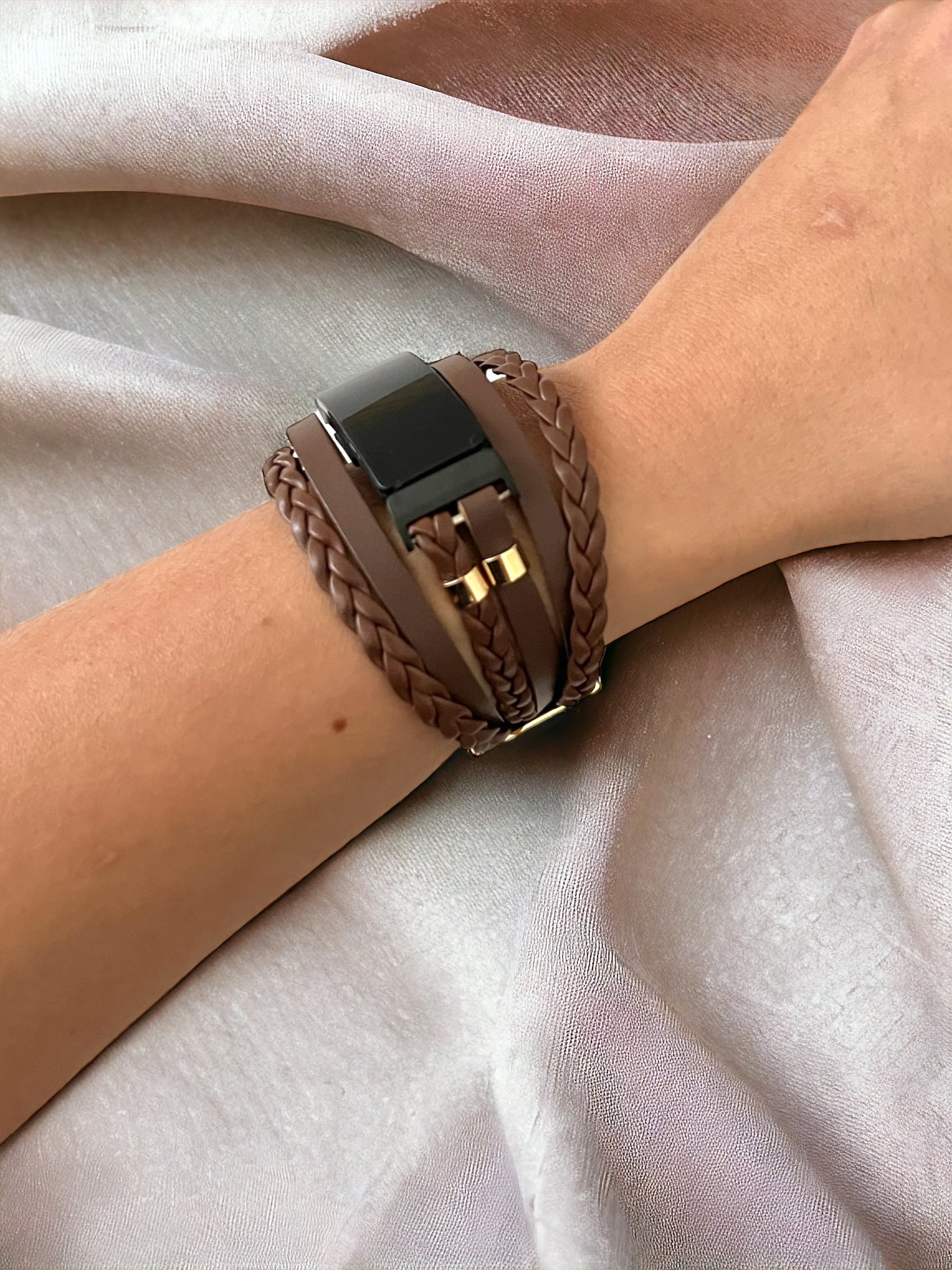 Chic Braided Fitbit Luxe Watch Bracelet