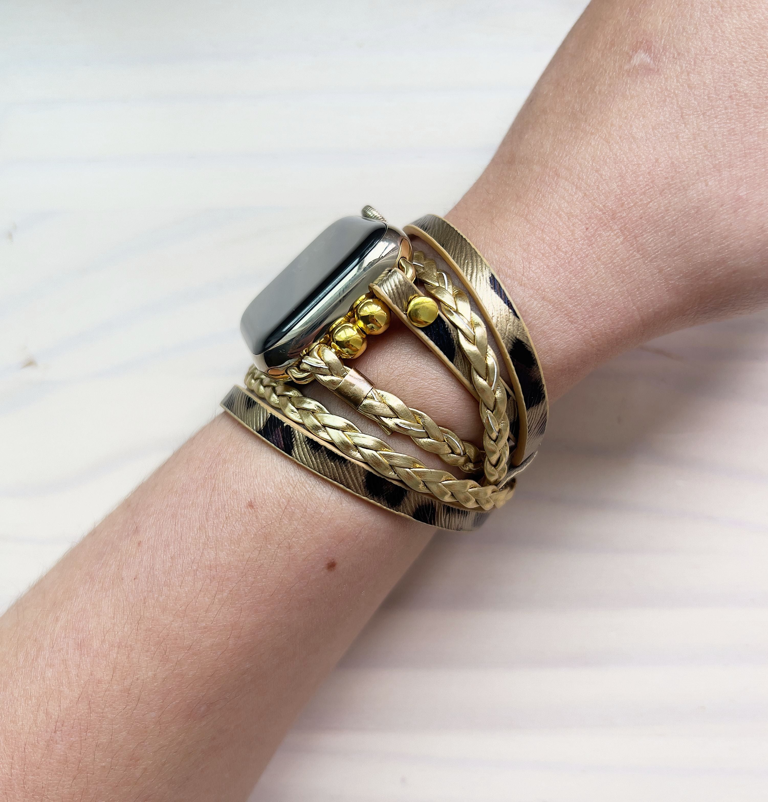 Wild Braid Chic Watch Bracelet