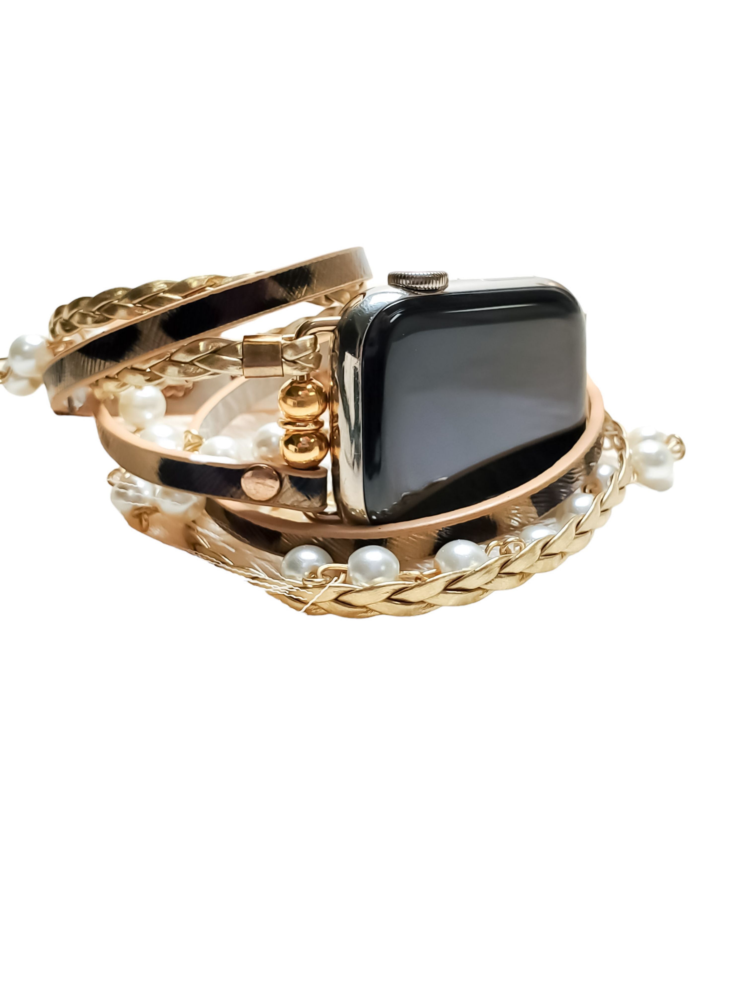 Trendy watch strap, multilayered bracelet, stylish Apple Watch band