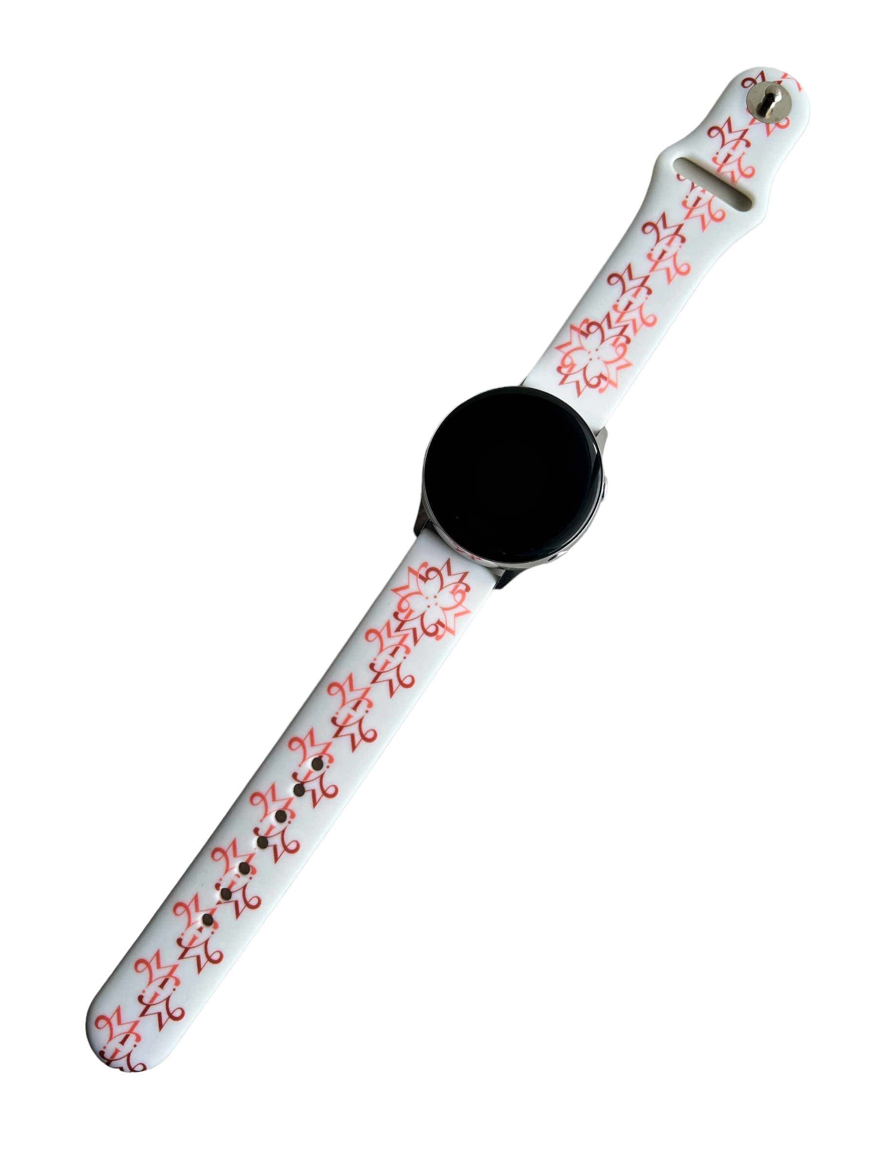 Mareevo Logo Floral Watch Band for Samsung Watch