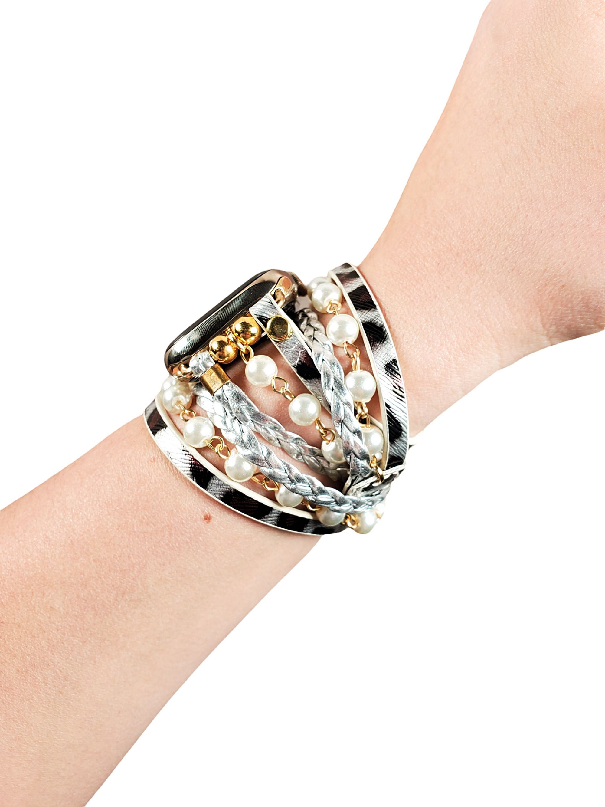 Trendy watch strap, Multilayered bracelet,
