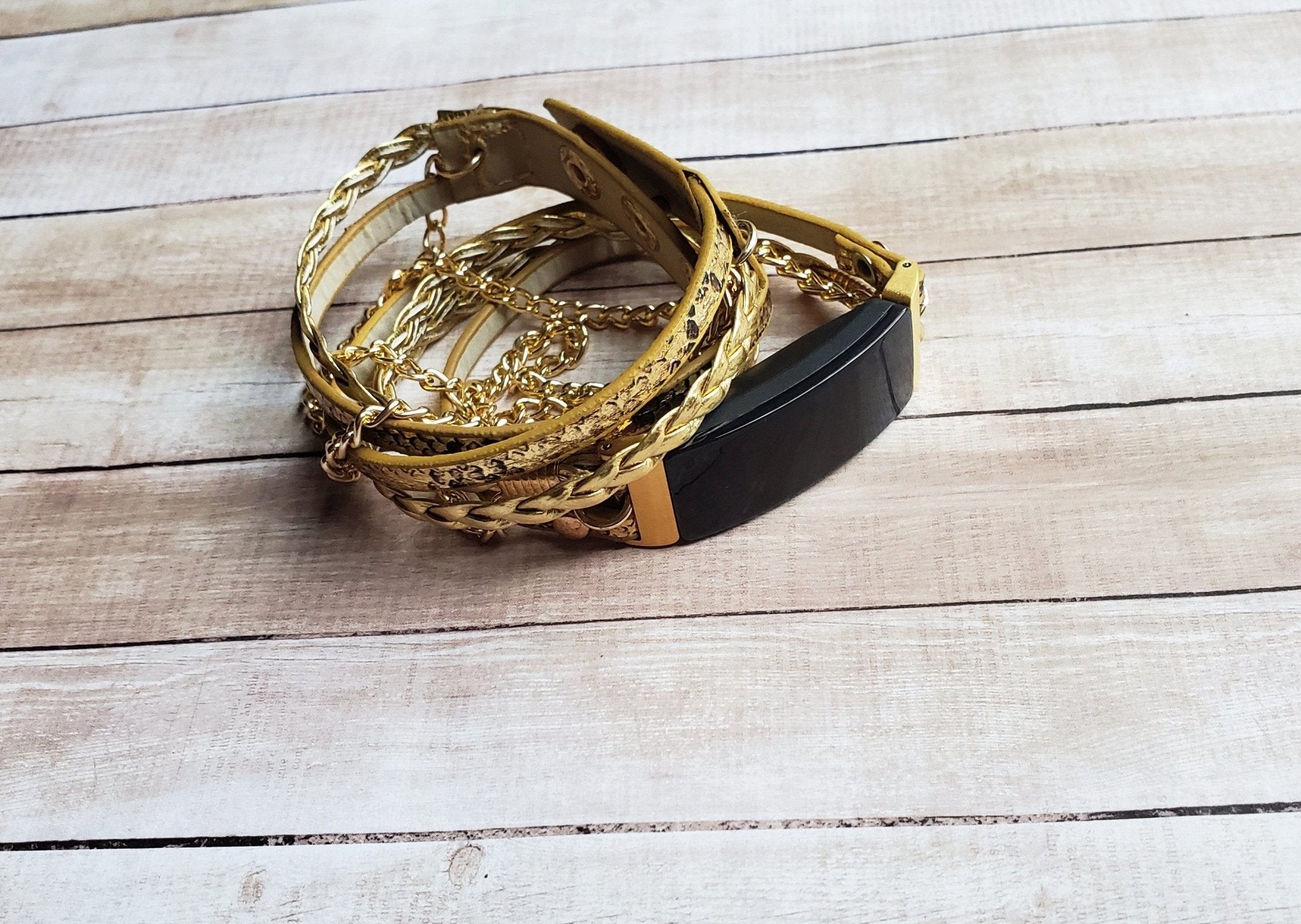Boho Chic Fitbit LUXE Band Vegan Leather Braided Fancy Fitbit Luxe Strap  Bohemian Hippie Bracelet for Fitbit Luxe Best Gift 