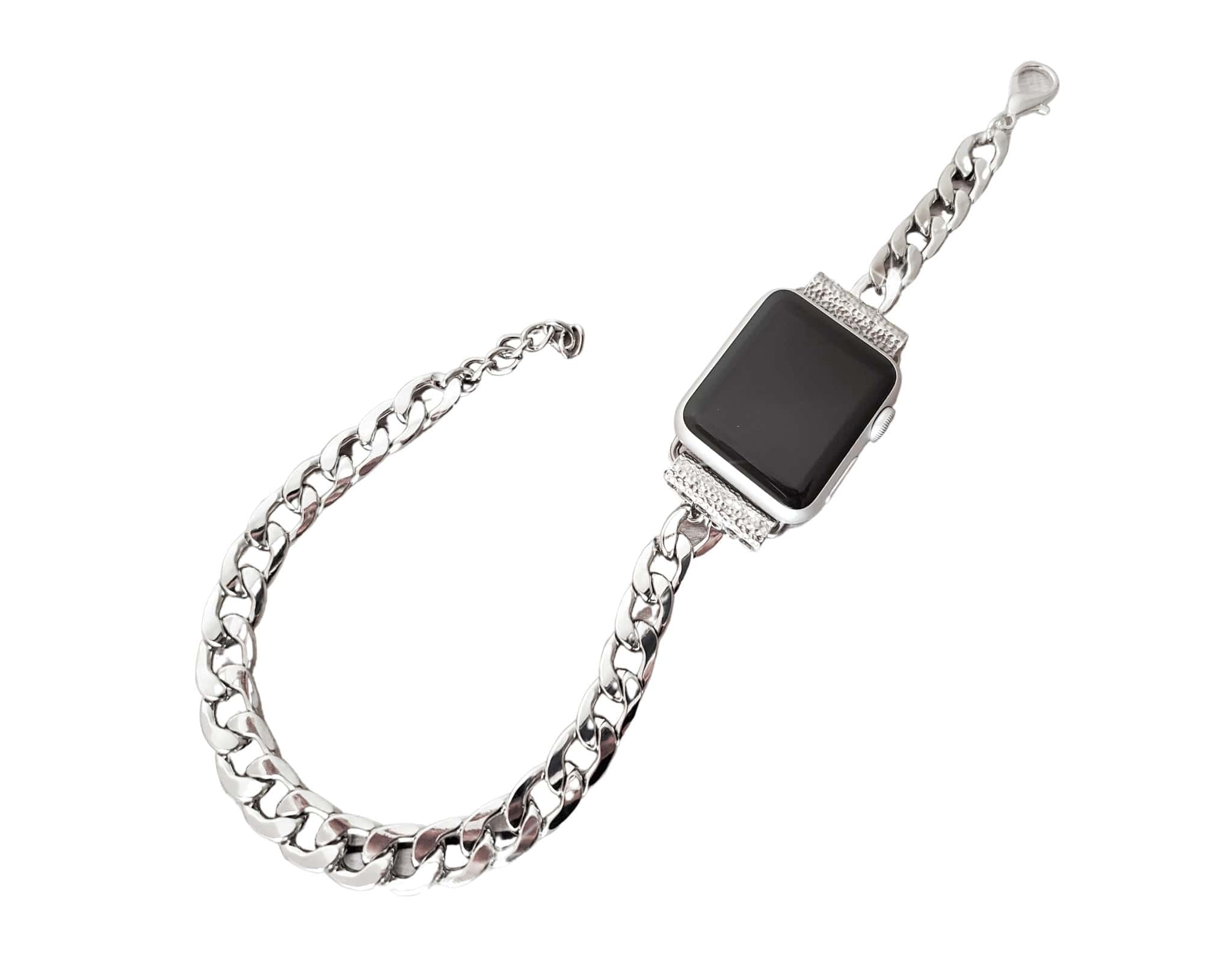 Elegant Silver Chain Wrap Watch Bracelet - Mareevo