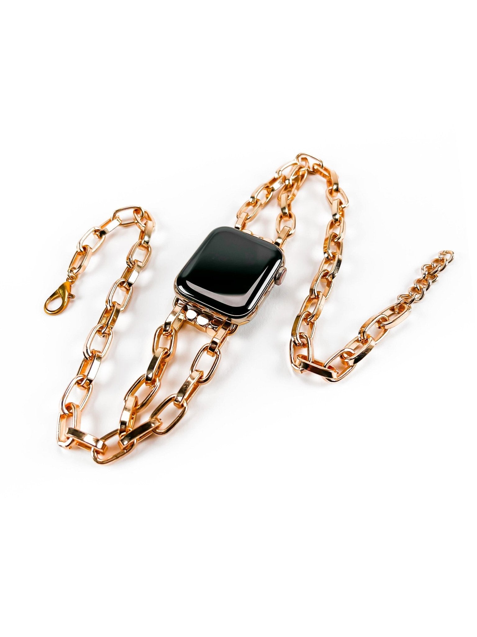 Gold Link Chain Watch Bracelet Band for Apple Watch - Mareevo