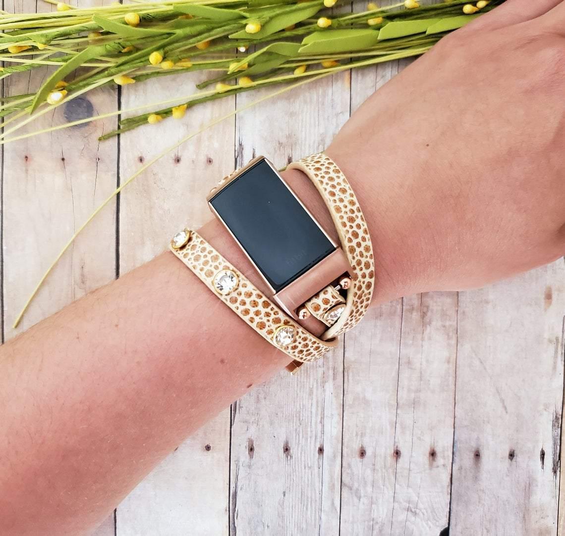 Cuff and Chain Bracelet For Fitbit Charge 4 & Charge 3
