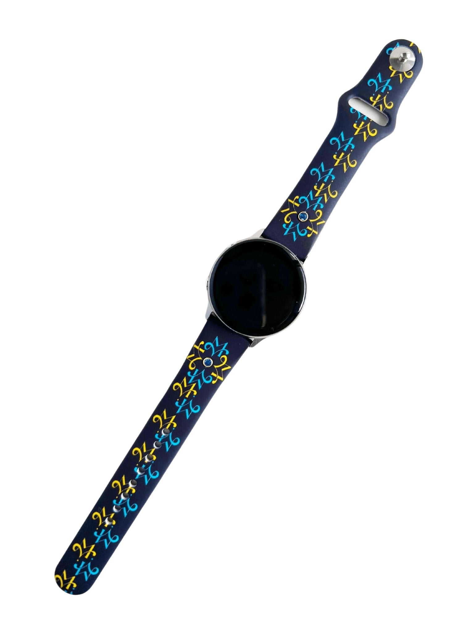 MV Ornament Silicone Replacement Watch Band with Crystals - Mareevo