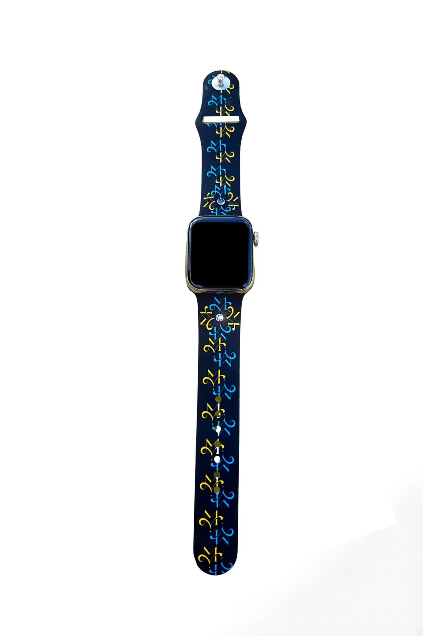 MV Ornament Silicone Watch Band decorated with Crystals - Mareevo