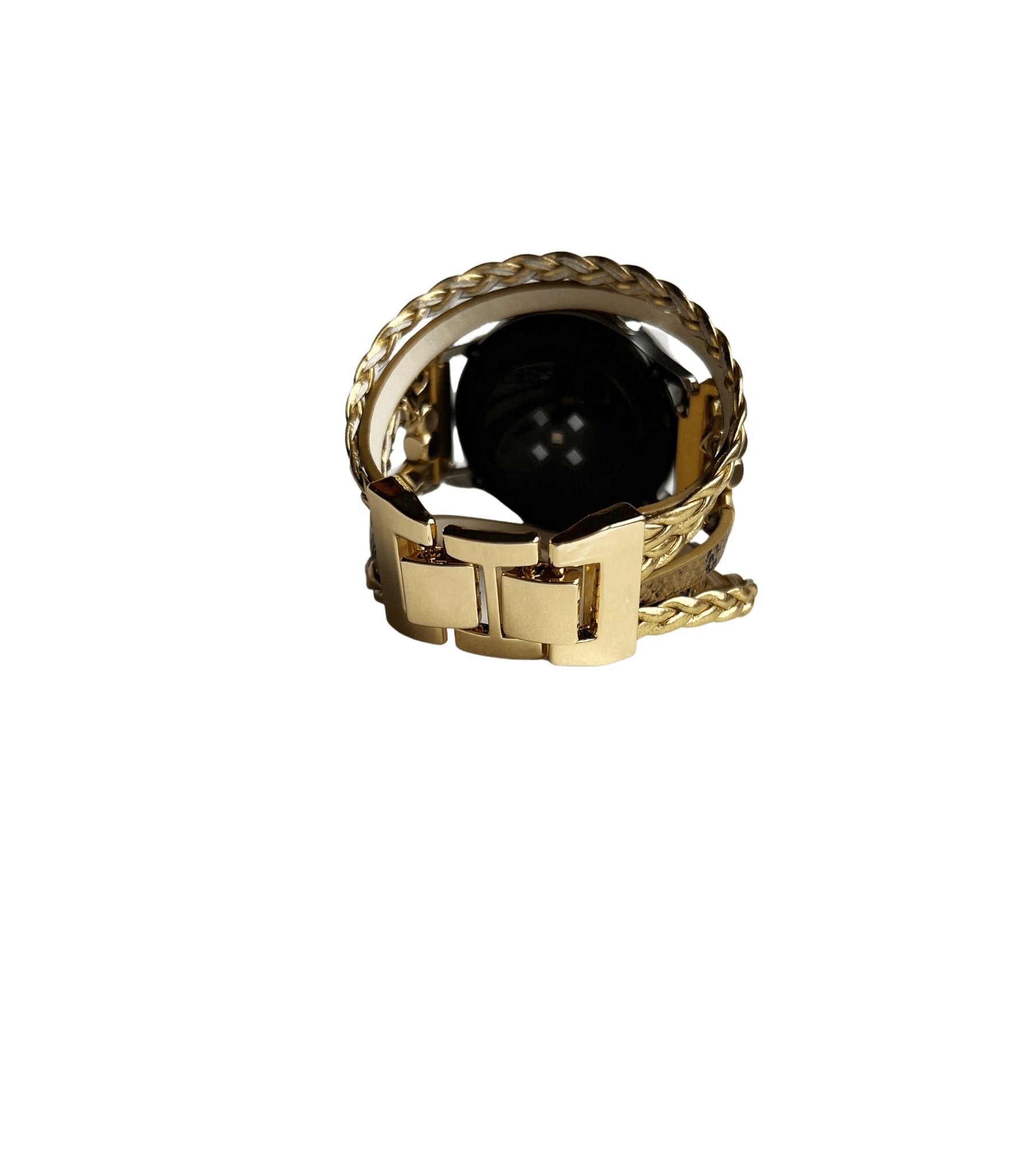 Posh Chic Gold Layered Bracelet Watch Band - Mareevo