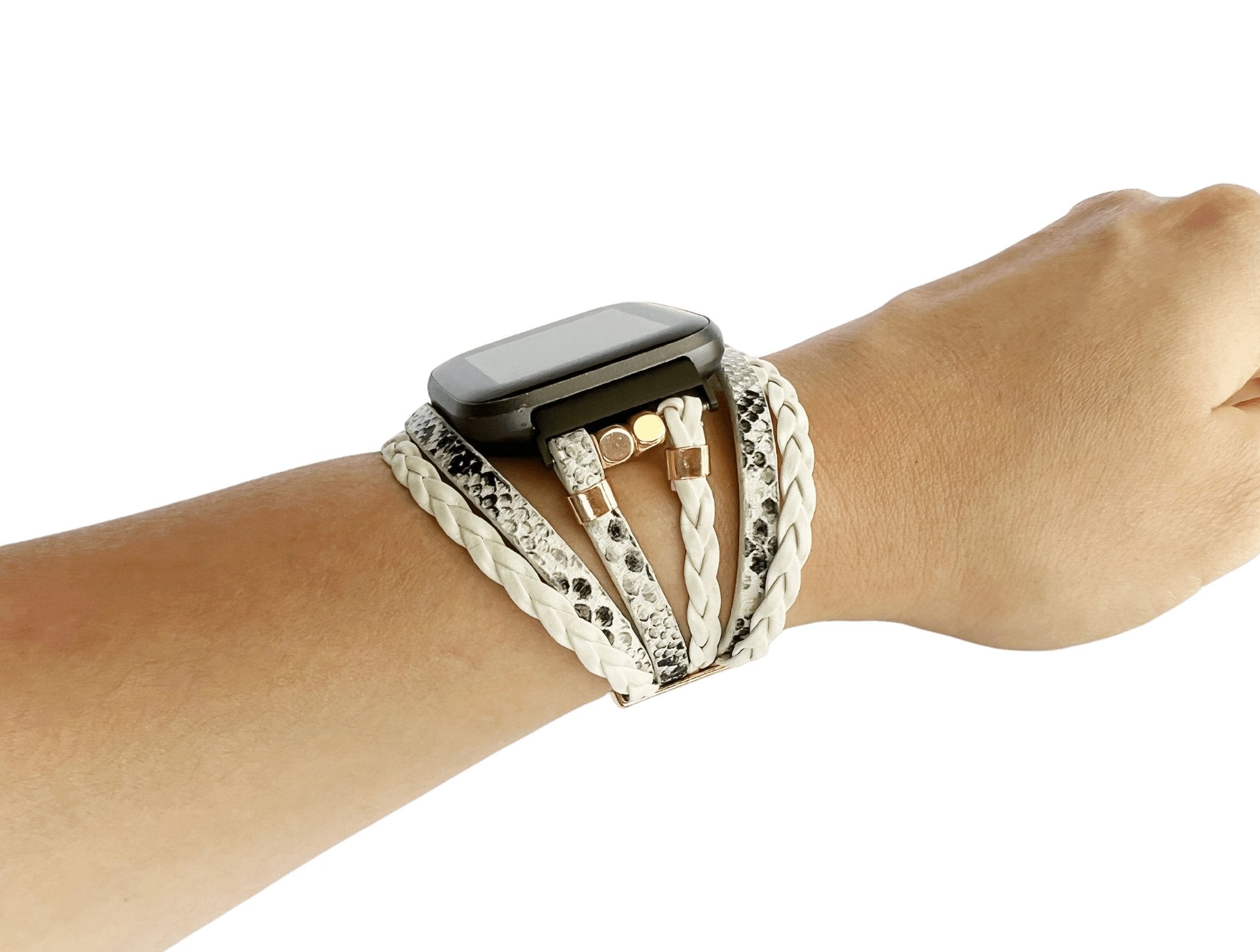 Posh Chic Layered Bracelet Watch Band for Fitbit Versa Versa 2 Versa Lite - Mareevo