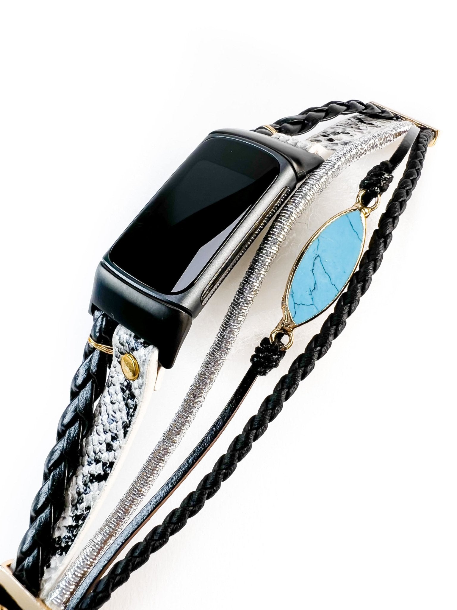 Posh Chic Layered Watch Bracelet for Fitbit Charge 5 - Mareevo